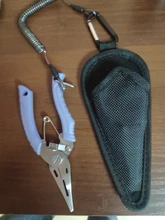 NOEBY-Alicates de pesca de acero inoxidable, herramienta de corte de anillo dividido multifuncional, ganchos para remover, productos para aparejos de pesca