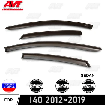 

Window deflectors for Hyundai I40 Avante 2012~2019 SEDAN car styling wind deflector guard auto vent visor rain guards cover