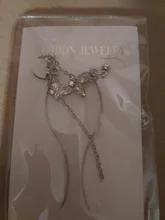 Pendientes clásicos de mariposa de circón para mujer, pendientes no perforados de oro de lujo para boda, aretes llamativos, Clips para las orejas, joyería