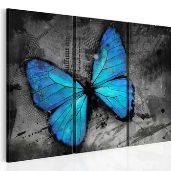 

Table study of a butterfly-Triptych
