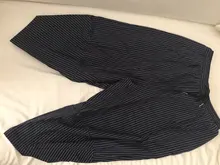 Pantalones de Harem de algodón de los hombres de verano de 2021 japonés Vintage a rayas de los hombres mujeres Hip Hop de talla grande ancho pierna pantalones Pantalon