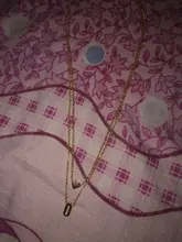 Las mujeres de moda Simple 26 COLLAR COLGANTE de letras personalidad delgada pequeña inicial collar de regalo de moda de la joyería