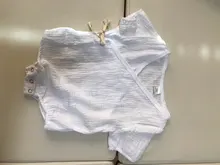 0-18M recién nacido Bebés Ropa de verano Body para bebé chica Surplice mono ropa de lino de niño Hipster ropa