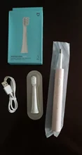 Xiaomi-Cepillo de dientes eléctrico para hombre y mujer, cepillo de dientes sónico, inalámbrico, recargable por USB, automático, con sistema de ultrasonido, a prueba de agua, modelo Mijia