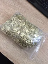 Hooks-Hangers Mirror Frame Oil-Painting Hanging-Picture 100-Screws Triangle D-Ring Golden