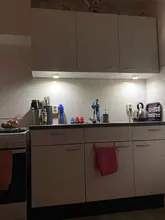 Luces LED para debajo de los armarios, regulables, con mando a distancia, para armarios de baño, con baterías, nuevos