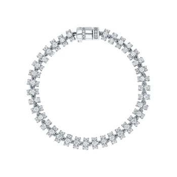 

Silver Bracelet with cubic zirconia sunlight sample 925
