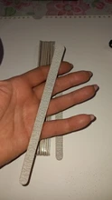 10 Uds. De limas de madera para uñas, 100/180 180/240 grises, bloque de amortiguación, limas profesionales para manicura y pedicura, herramientas de pulido