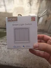 Switch App-Control Tuya Required Push-Button Wifi Moeshouse No-Neutral Zigbee Smart Home