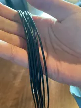 YuenZ-cordón de cuero trenzado ajustable para fabricación de joyas, cordón colorido de 1,5mm, negro y marrón, 19cm, 41cm, DIY, 10 Uds.