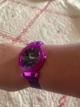 Nueva moda de reloj para mujer elegante imán de las mujeres del cuarzo reloj hebilla cielo estrellado cielo Número Romano dama reloj de pulsera de regalo Dropshipping. Exclusivo.