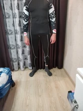 Ropa interior de esquí térmica para hombre, de capa Base medias de compresión, Top largo, leggings deportivos, chándal de 2 piezas, Calzoncillos largos de invierno