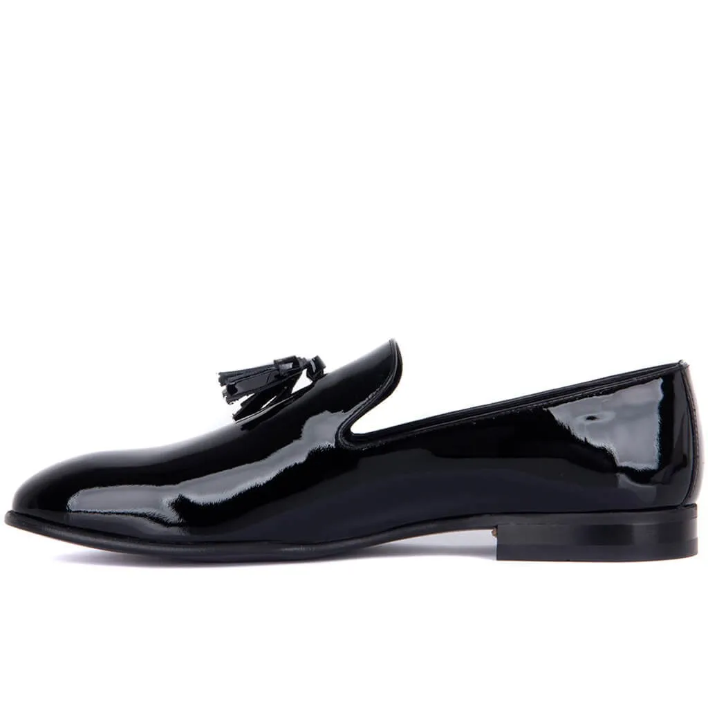 Sail-Lakers черная лакированная кожаная мужская обувь