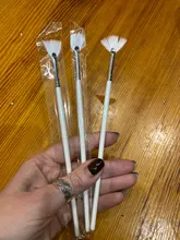 Mask-Brushes Long-Handle Professional Skin-Care-Mask Fan-Shape 3pcs for Salon Home