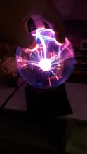 Lighting Decor Touch-Lamp Plasma-Ball Crystal Led-Night-Light Christmas Novelty Magic