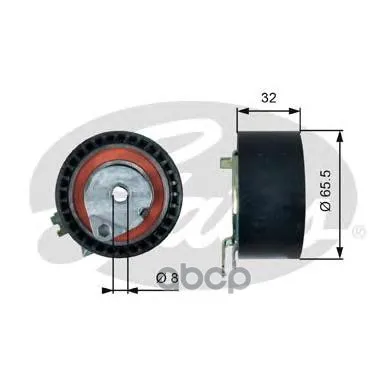 Ролик Ремня Грм Renault Clio/Megane/Laguna K4j/K4m Gates T43236 Gates арт. T43236