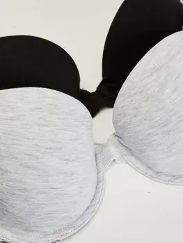 

Hangers Decorated T-Shirt Bra 2'li