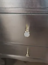 Furniture-Handles Door-Knobs Drawer Pulls Cupboard Shell-Resin Cabinet Kitchen Brass