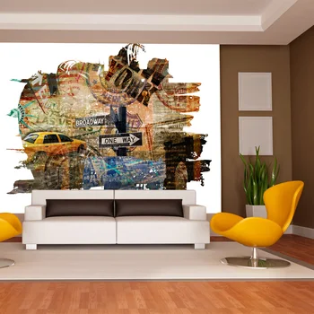 

Wall mural-New York collage - 250x193 cm