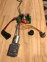 6V 24V Motor de engranaje de tornillo sin fin 12V reductor 3-210RPM DC de alto par de engranaje de Metal del Motor inversa de la cerradura para equipos de automatización