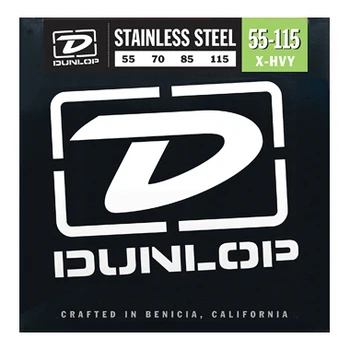 

Dbs55115 string kit for bass guitar, stainless steel, extra heavy, 55-115, Dunlop