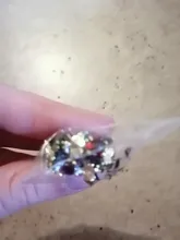 Anillo de Plata de Ley 925 con forma de flor y hoja para mujer, sortija, zirconia, circonita, Color negro, dorado, rojo, dos colores