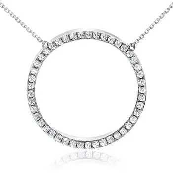 

Pendant Latifa from silver "circle"