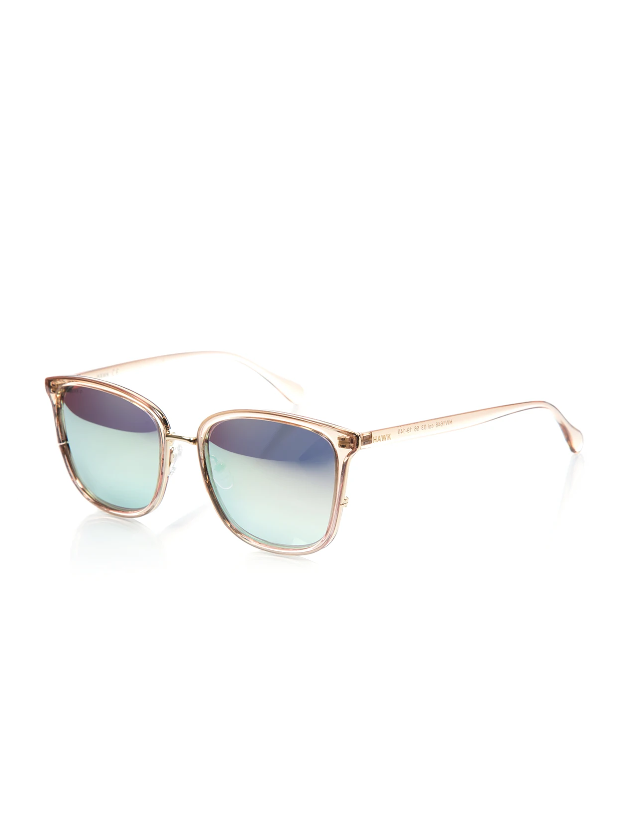 

Women's sunglasses hw 1648 03 bone gold organic square square 56-19-149 hawk