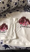 Ropa con estampado de gran tamaño para madre e hija, camiseta de Super mamá, ropa de princesa elegante para niña, bonita apariencia familiar Kawaii