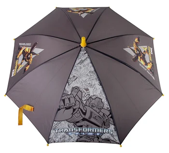 Зонт TRF авто полиэстер диам18" (серый с роботом) арт.D46754 Д46754 | Игрушки и хобби