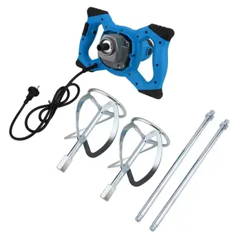 

Grade Mixer Industrial Electrical Stirrer 1600W EU Plug-X2 Rod Head Motor Cement Mixer Speed Regulating Machine