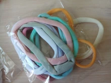 10 unids/lote diadema de nailon para bebé niña DIY accesorios de Pelo elástico banda de la cabeza de los niños de moda sombreros bebé turbante