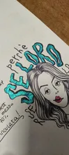 Juego de 8 colores de pluma con brillo, resaltador que cambia de Color, marcador de Flash, Gel, plumas de dibujo, álbum de recortes, diario, papelería, escuela