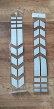Motorcycle Reflective Stickers Decals Arrow-Tape Motorbike-Decoration-Accessories Wheel-On-Fender