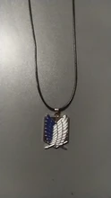 Ataque al collar de titanio, alas de la libertad, Regimiento de exploradores de la libertad, reconocimiento de la Legión, insignia, colgante, Anime, moda, venta al por mayor