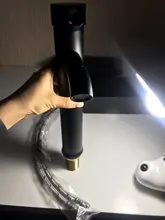 Basin Sink Faucet Mixers Mounted Deck Single-Hole-Tap Hot-Cold-Water-Tap Brass Bathroom