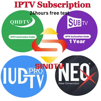 

1 year IPTV Subscription QHDTV IUDTV Subtv NEOTV NEOX H265 SINOTV xxx For Android m3u Smart tv Arabic Africa Netherlands IP TV