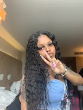 8-28 30 40 pulgadas paquetes de ondas profundas con cierre de pelo brasileño rizado 100% humano onda de agua 3 4 paquetes de tejido y cierre de encaje