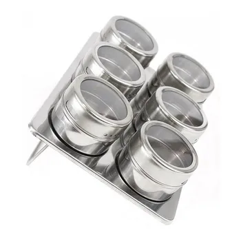 

Set of Magnetic Spice Racks Quttin Stainless steel