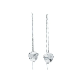 

Silver earrings with cubic zirconium sunlight sample 925
