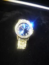 MISSFOX los hombres reloj de pulsera de diamantes más vendidos azul reloj impermeable de la marca de lujo de oro 18k Calendario de acero reloj Masculino