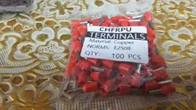 wire connect 100pcs Insulated connector Terminal Crimp Terminator cold pressed insulated