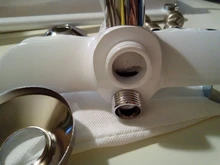 Shower Faucet Spray-Painting Bathroom-Tap Brass Frap White Outlet Body-Surface