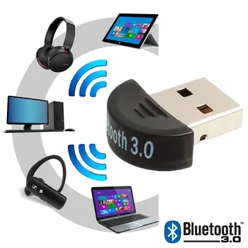 

Nuevo Bluetooth Mini antena Adaptador USB Bluetooth V3.0 EDR para Windows XP Vista 7 8 y 10 Dongle compatible con Micro Stick