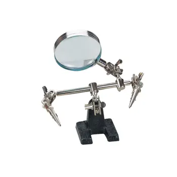

Clamp for soldering "third hand" with magnifier X3 zd-10d