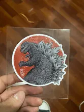 Calcomanías coche en vinilo Pegatinas para portátil Pegatinas protector impermeable película Godzillas lápiz Matt lanzador Tabla de Skate de nevera equipaje decorar