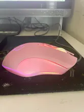 Ratón óptico retroiluminado de color rosa para ordenador, Mouse silencioso con cable, moda Sailor Moon, 2400DPI