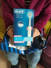 Oral B Pro 2 2700, Cepillo de dientes eléctrico recargable, 2 modos cepillado, temporizador, limpieza 3D, hasta 14 días, sensor