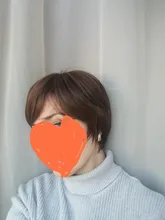 EASIHAIR-Peluca de cabello sintético para mujer, cabellera artificial corto liso de fibra de alta temperatura, color negro y marrón con flequillo de corte Pixie, Cosplay