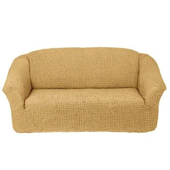 

Cover for triple sofa without ruffles, honey